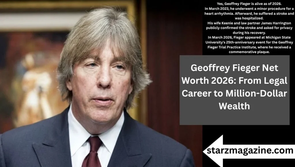Is Geoffrey Fieger Still Alive? His Health in 2026
