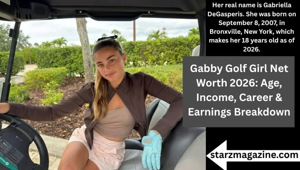 What is Gabby Golf Girl's Real Name and Age?