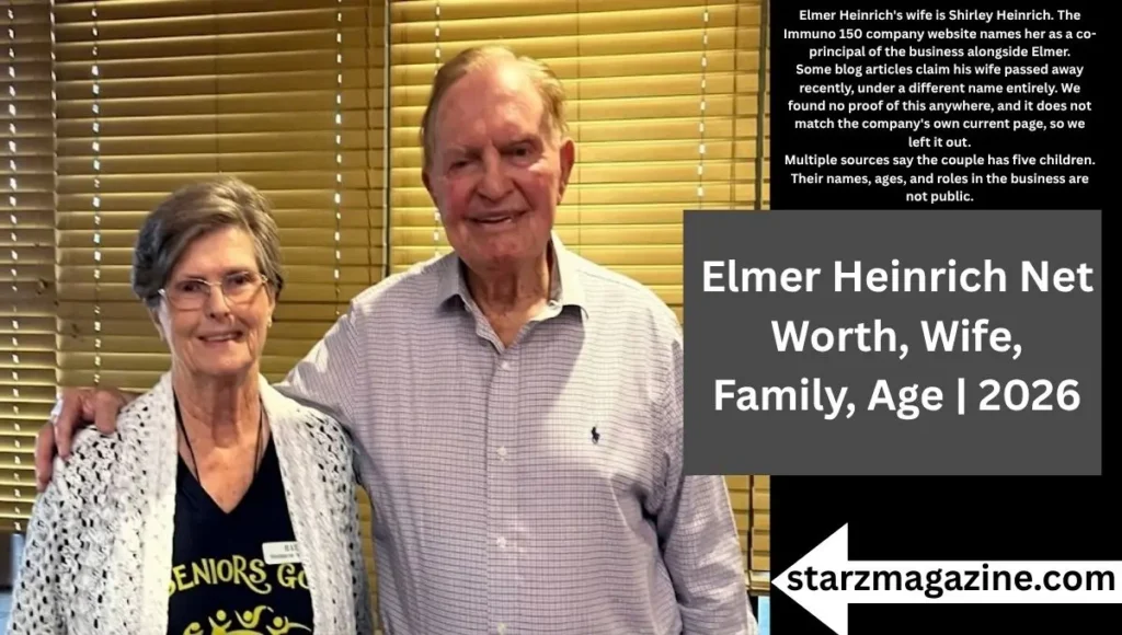 Elmer Heinrich: Wife and Family